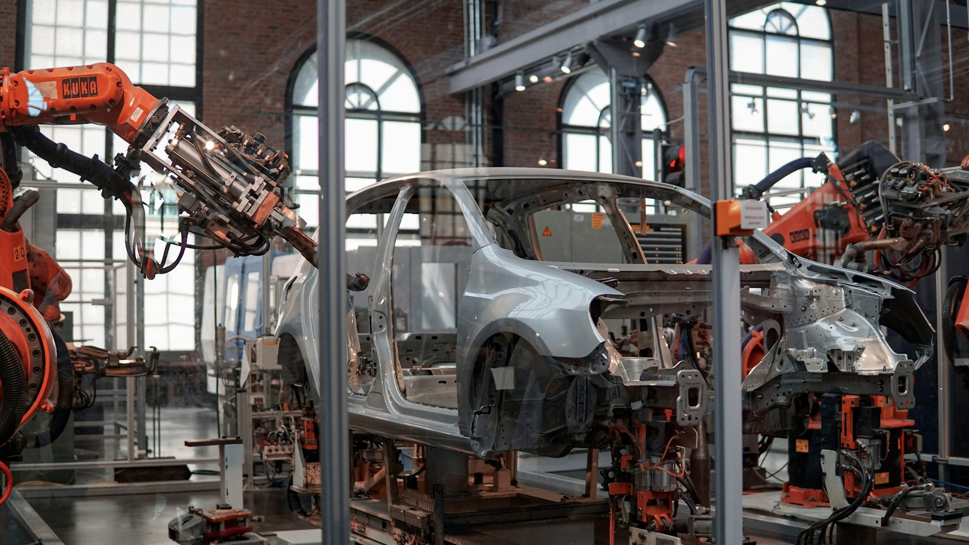 Robotic automation on a smart-factory assembly line